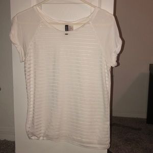 White top with the front see through from H&M